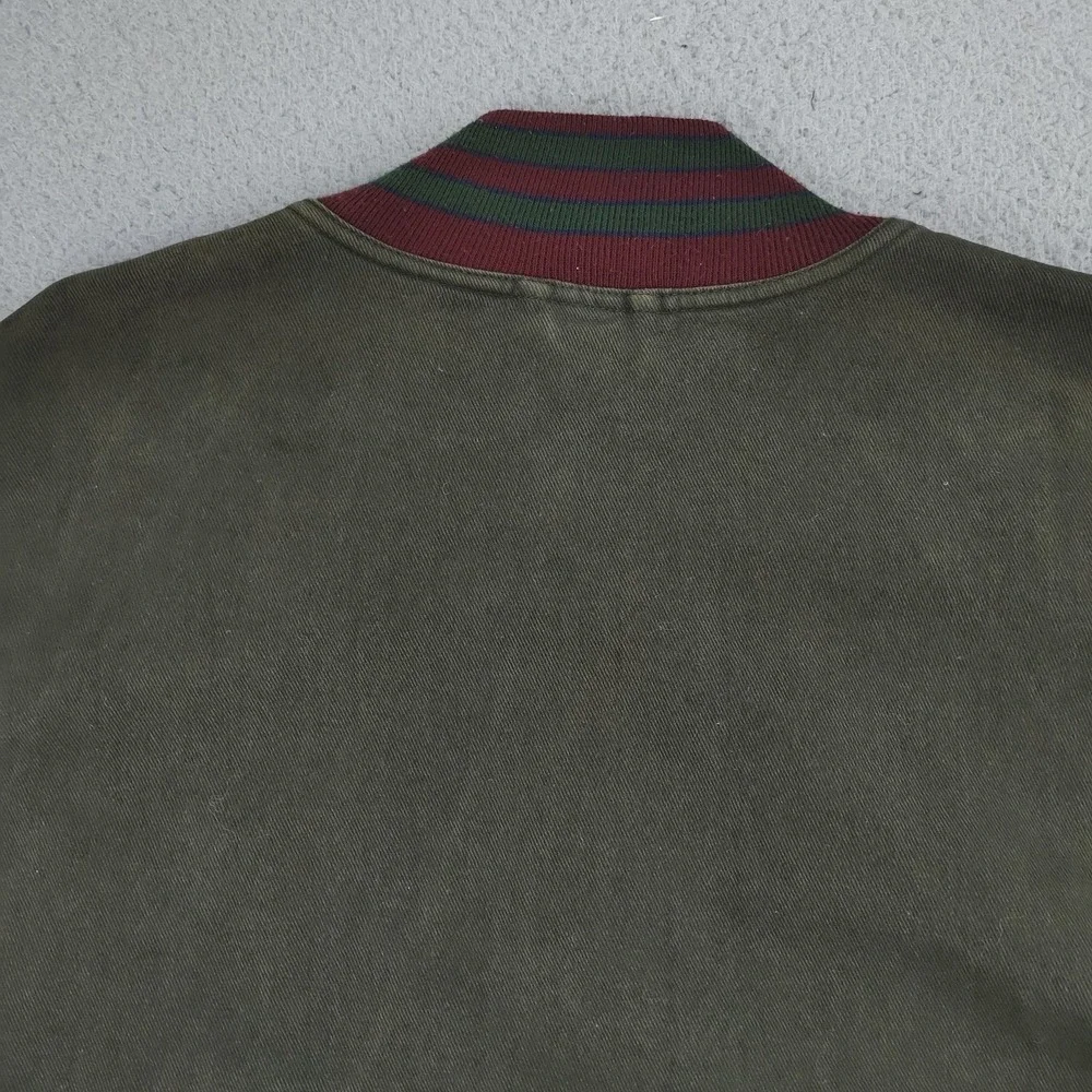 Vintage Boss Jeans Jacket Mens XL Varsity Bomber Made USA 90s Brockhurst